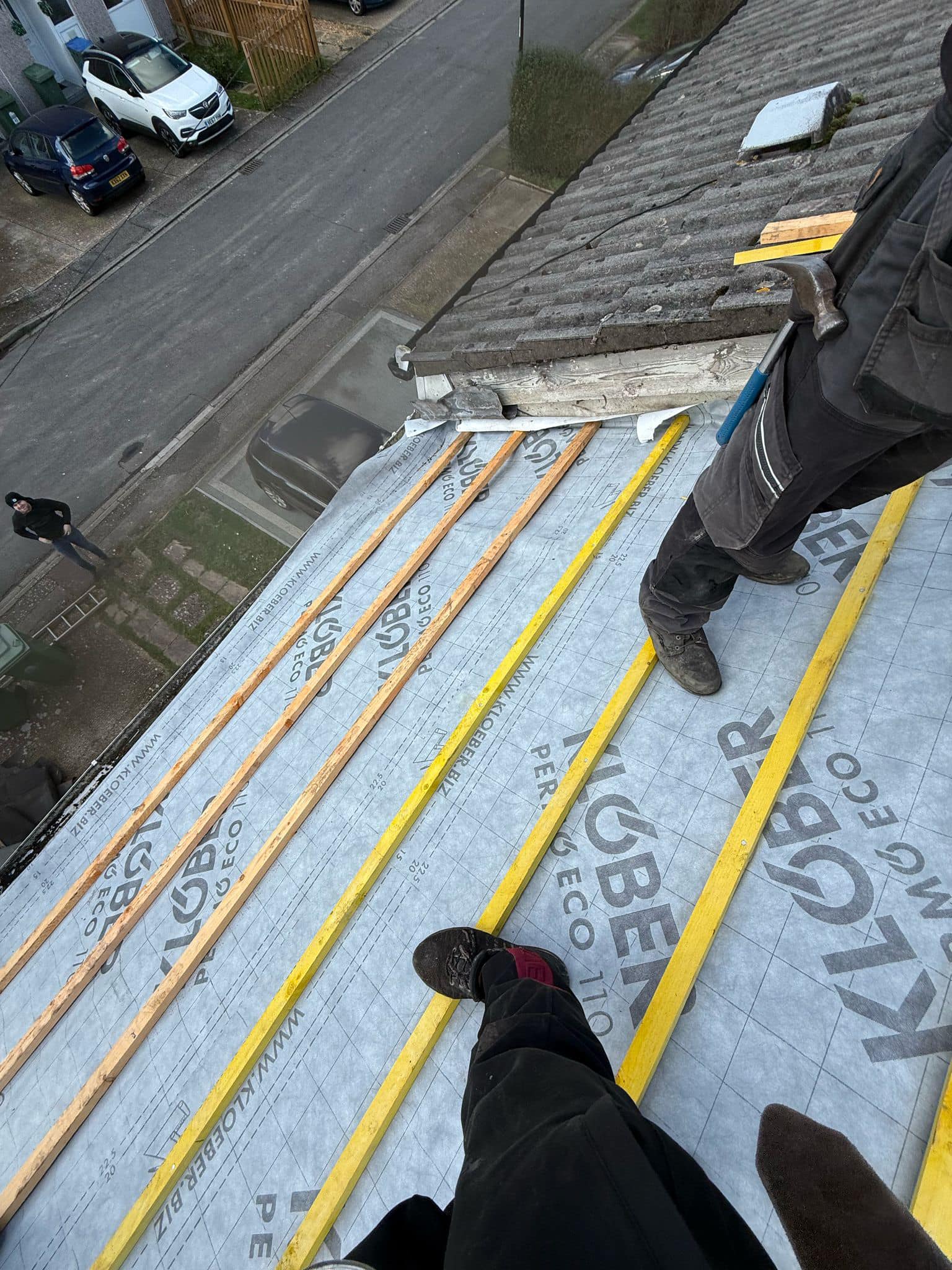Moss removal in Wimbledon