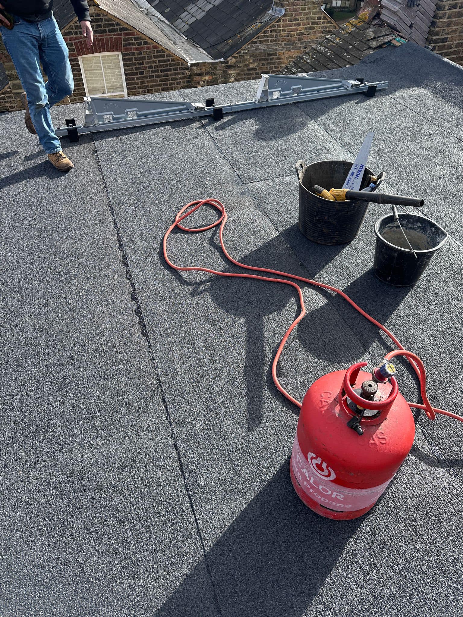 Lead flashing in Westminster
