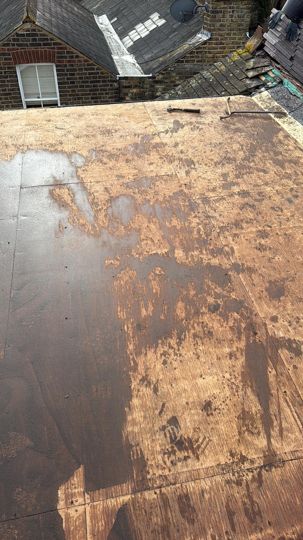 Flat roof replacement in Croydon