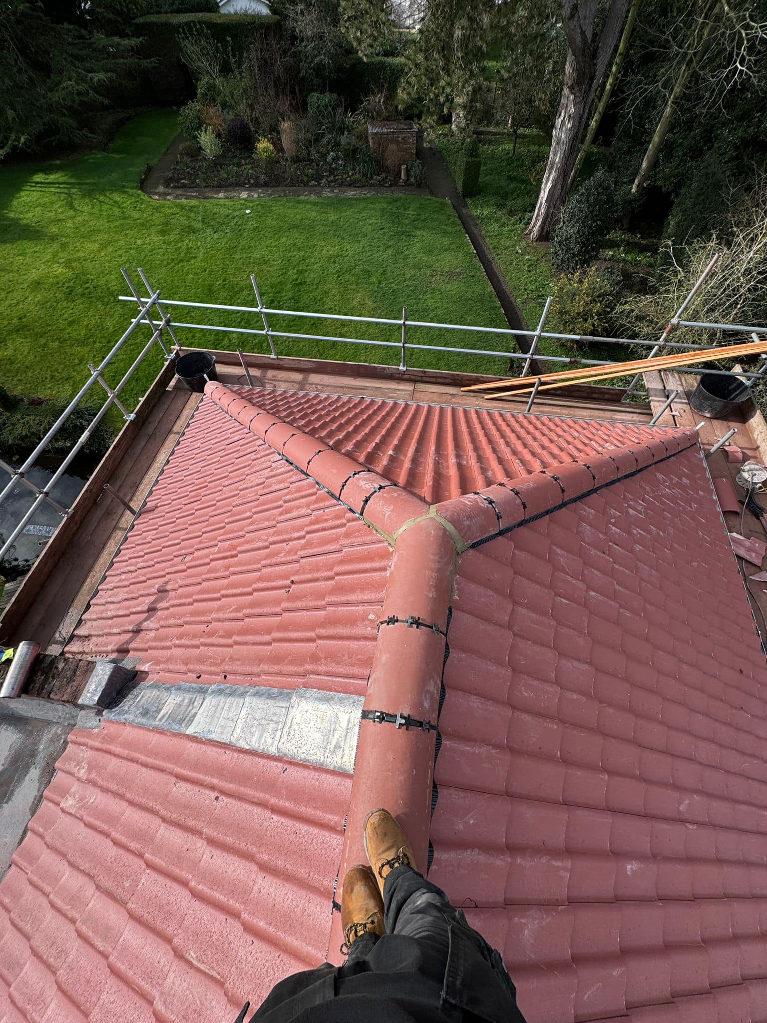 GRP fibreglass roof in Peckham