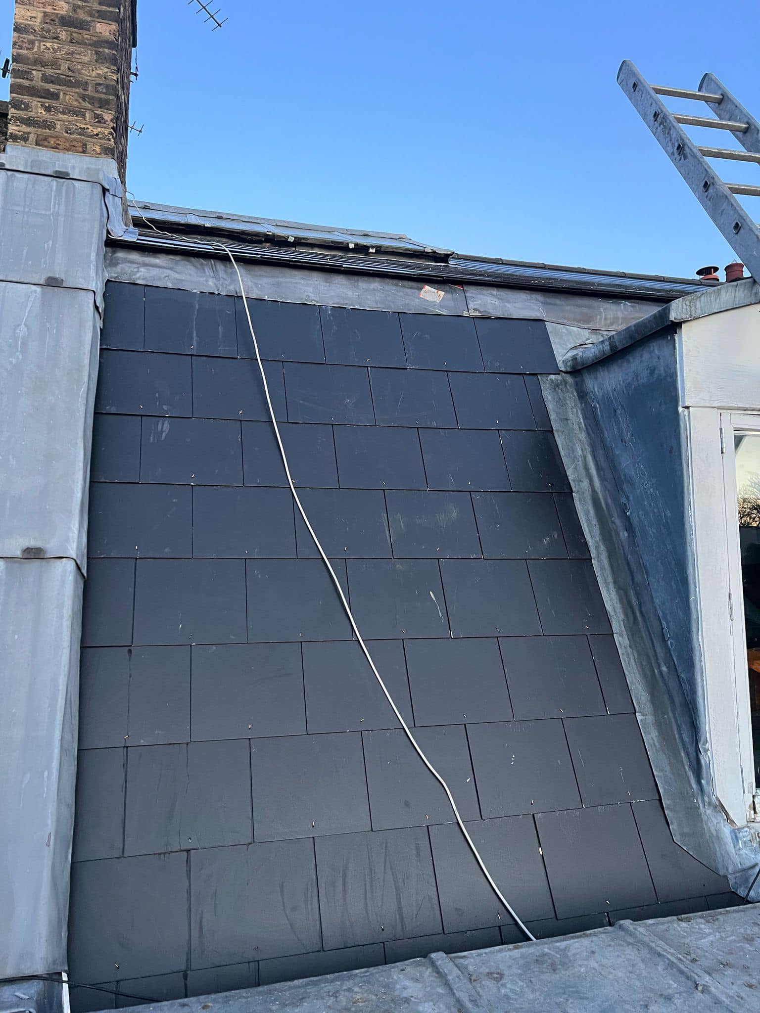 Commercial roof restoration in Canary Wharf