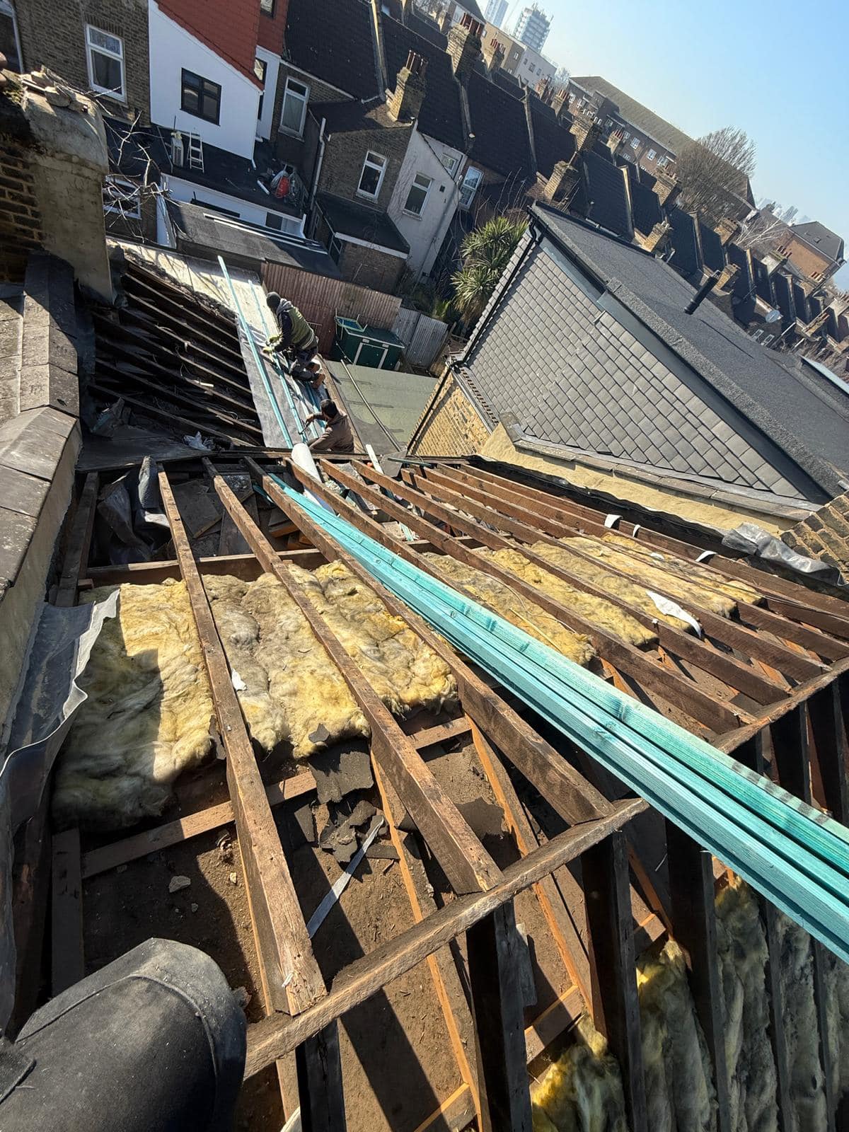 Lead flashing in Westminster