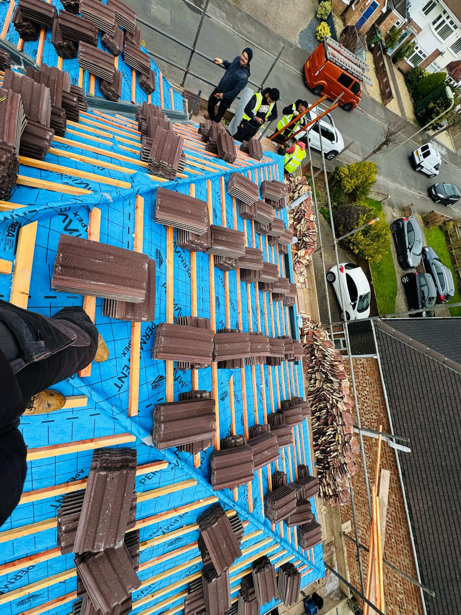 EPDM rubber roof in Stratford