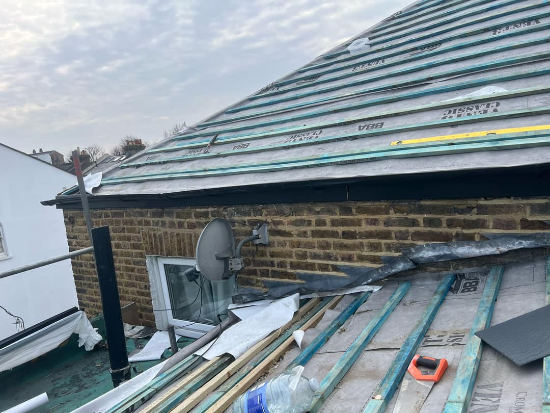 Roof repair completed in Bermondsey, South London