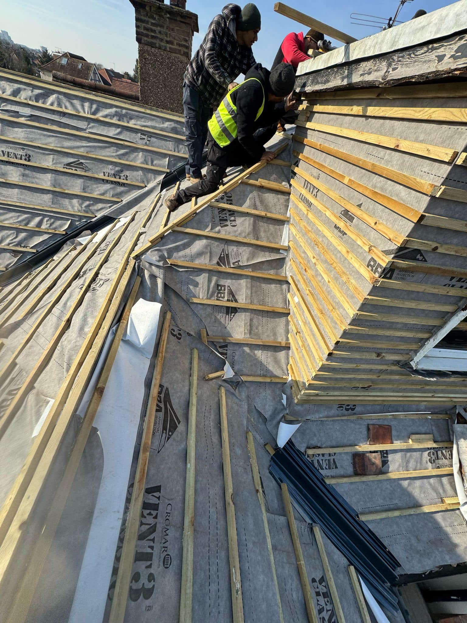 Flat roof replacement in Croydon
