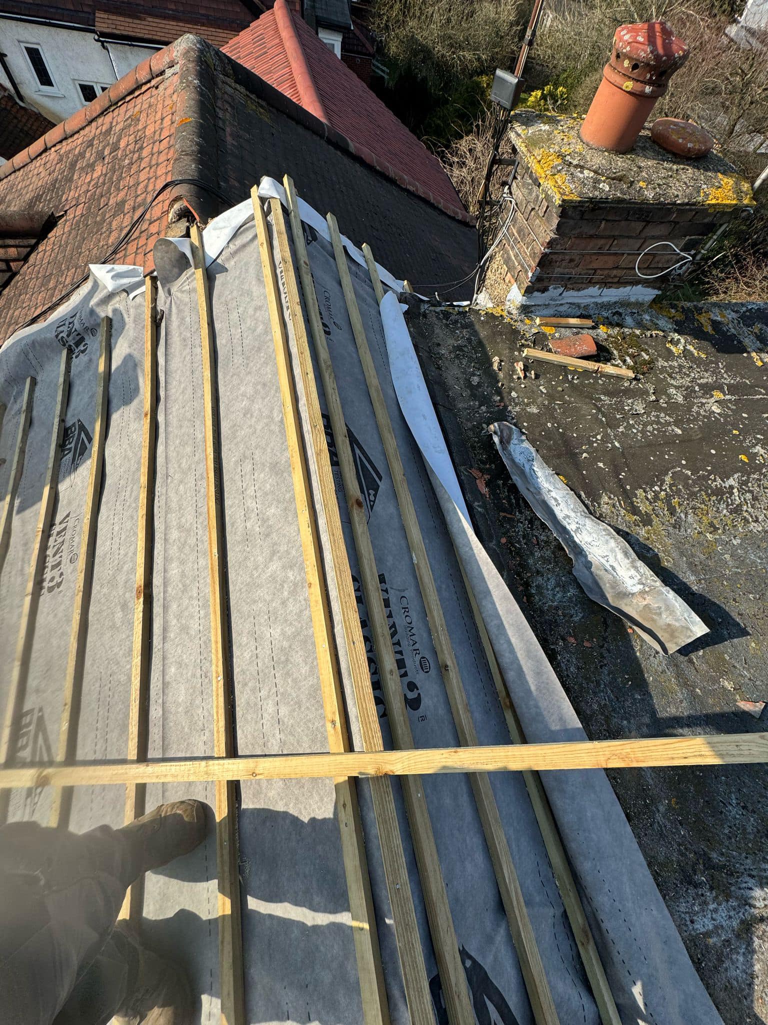 Storm damage repair in Battersea