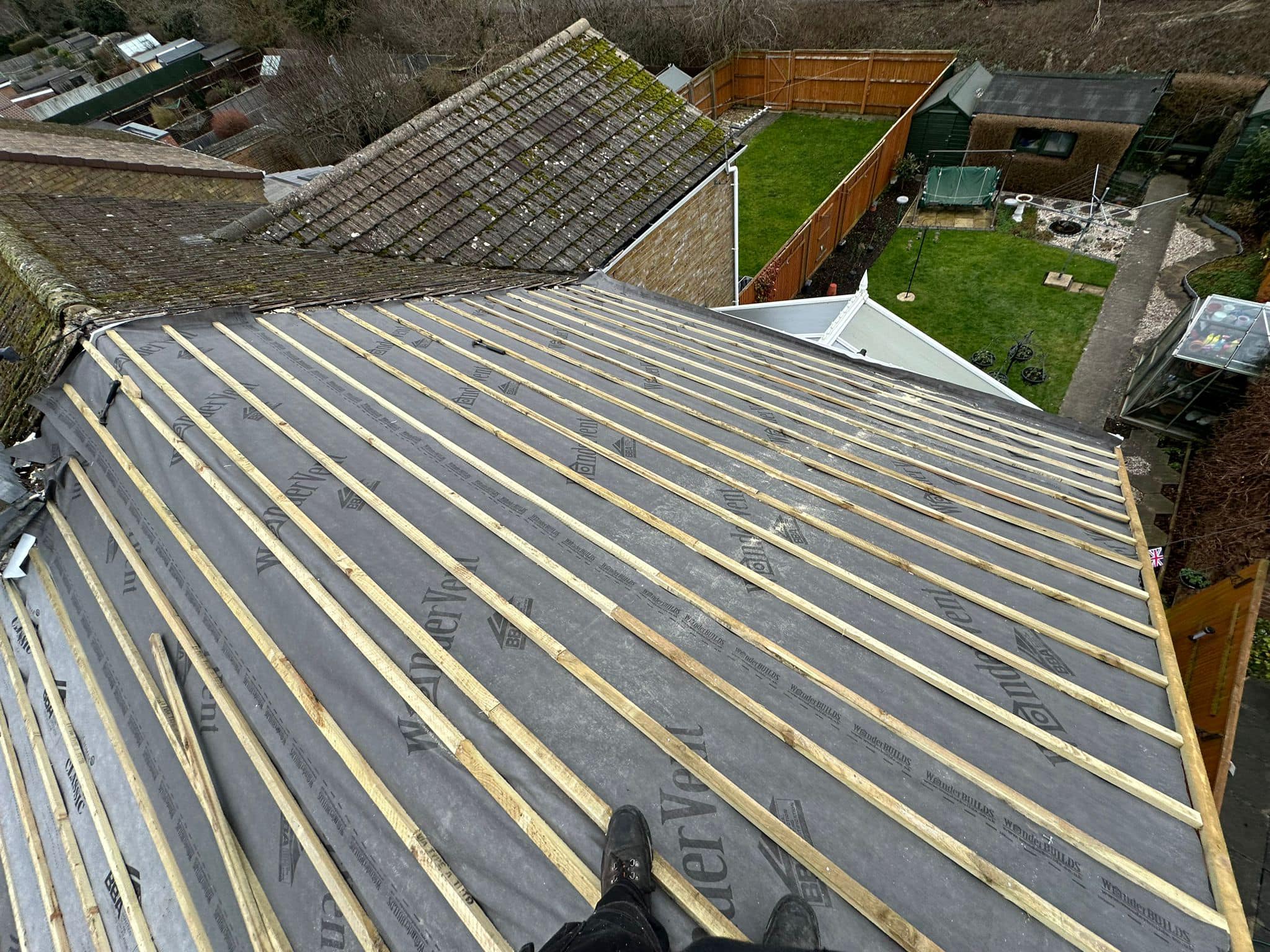 Roof repair completed in Bermondsey, South London