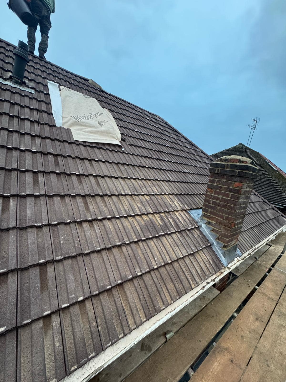 Storm damage repair in Battersea
