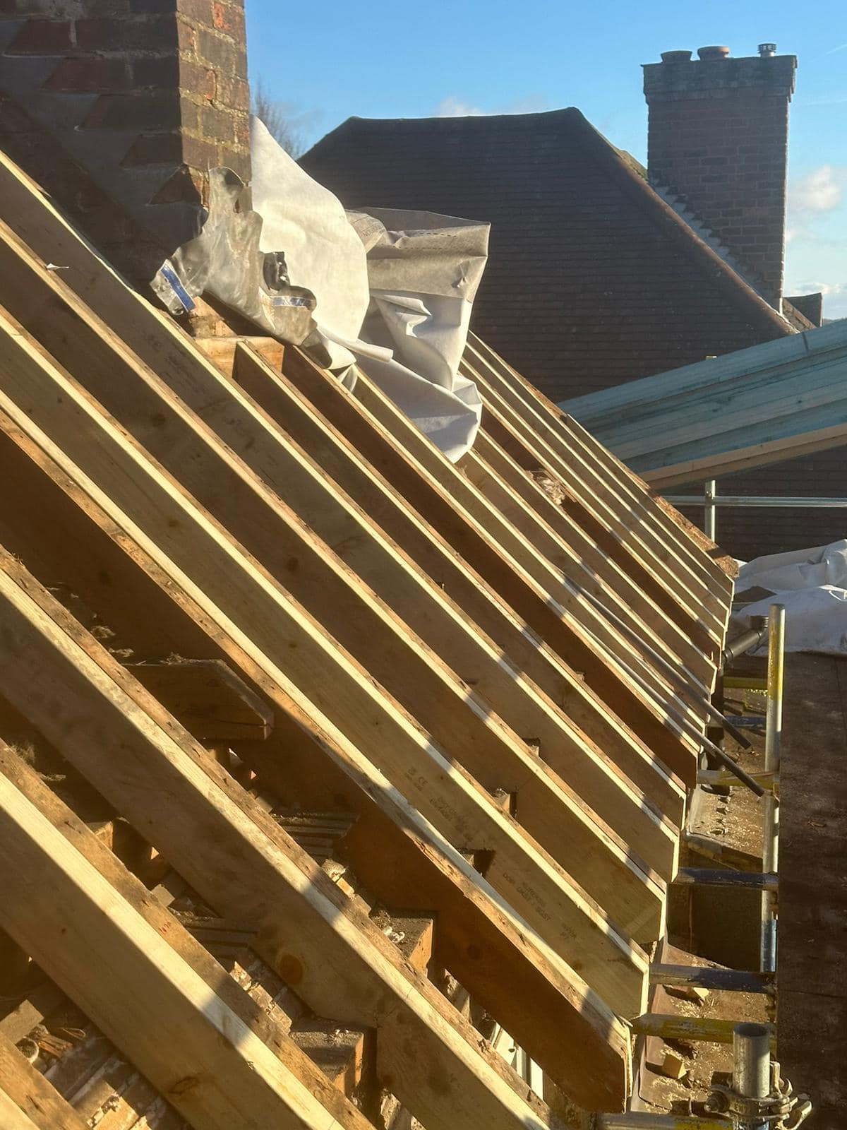 GRP fibreglass roof in Peckham