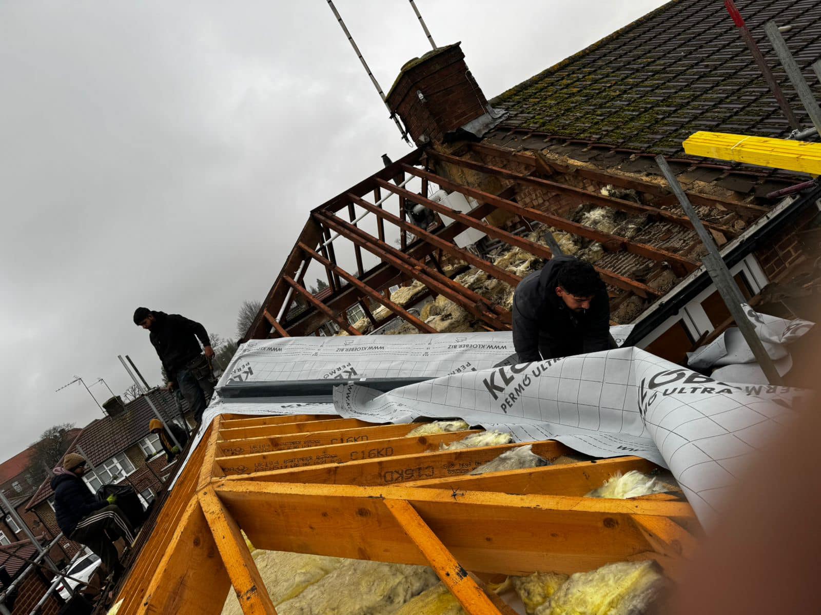 GRP fibreglass roof in Peckham