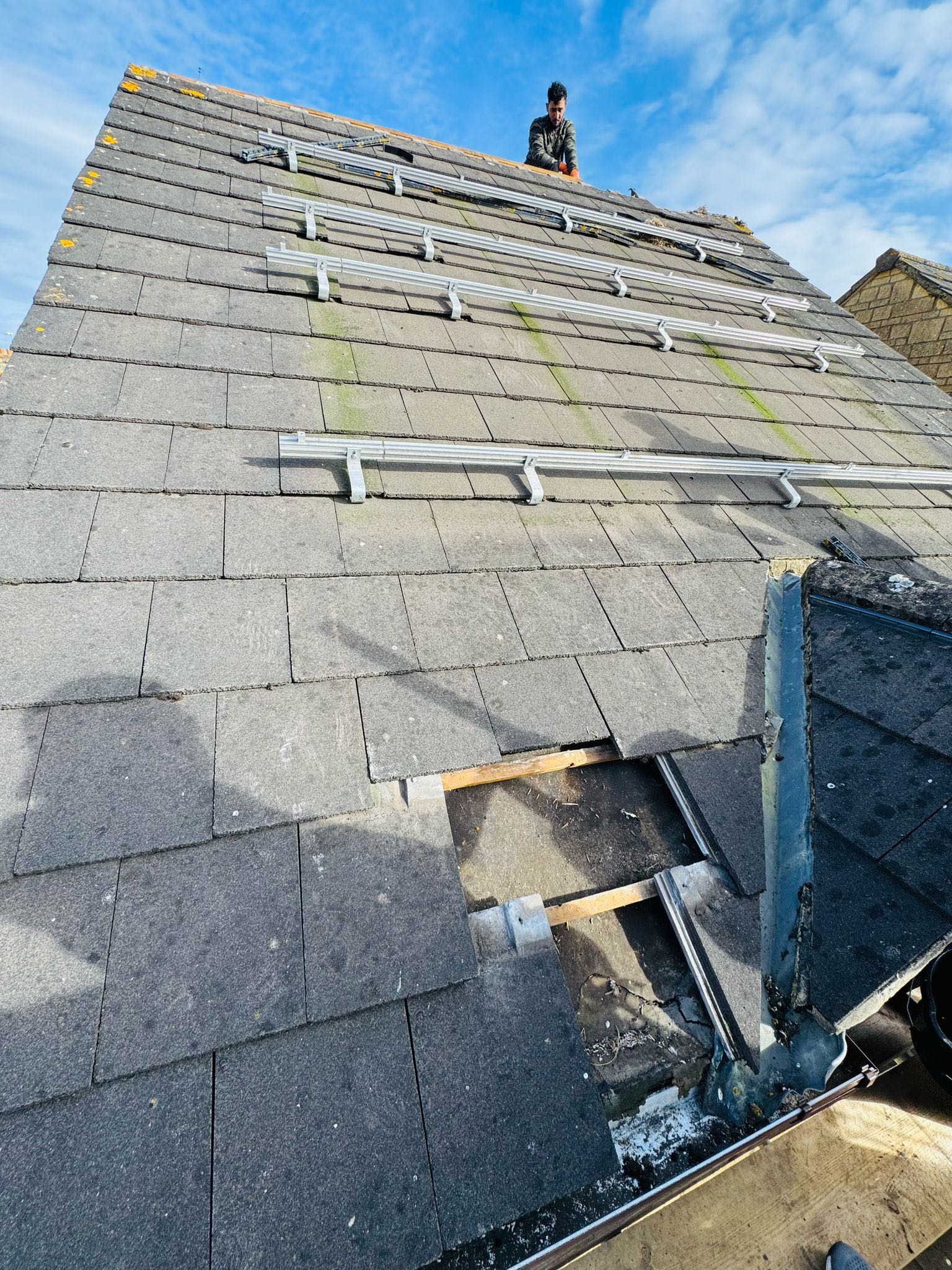 Storm damage repair in Battersea