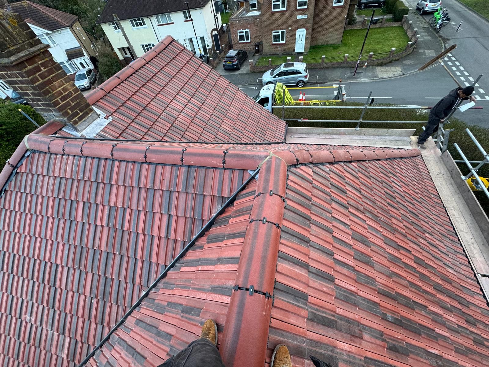 Slate roof restoration in Greenwich