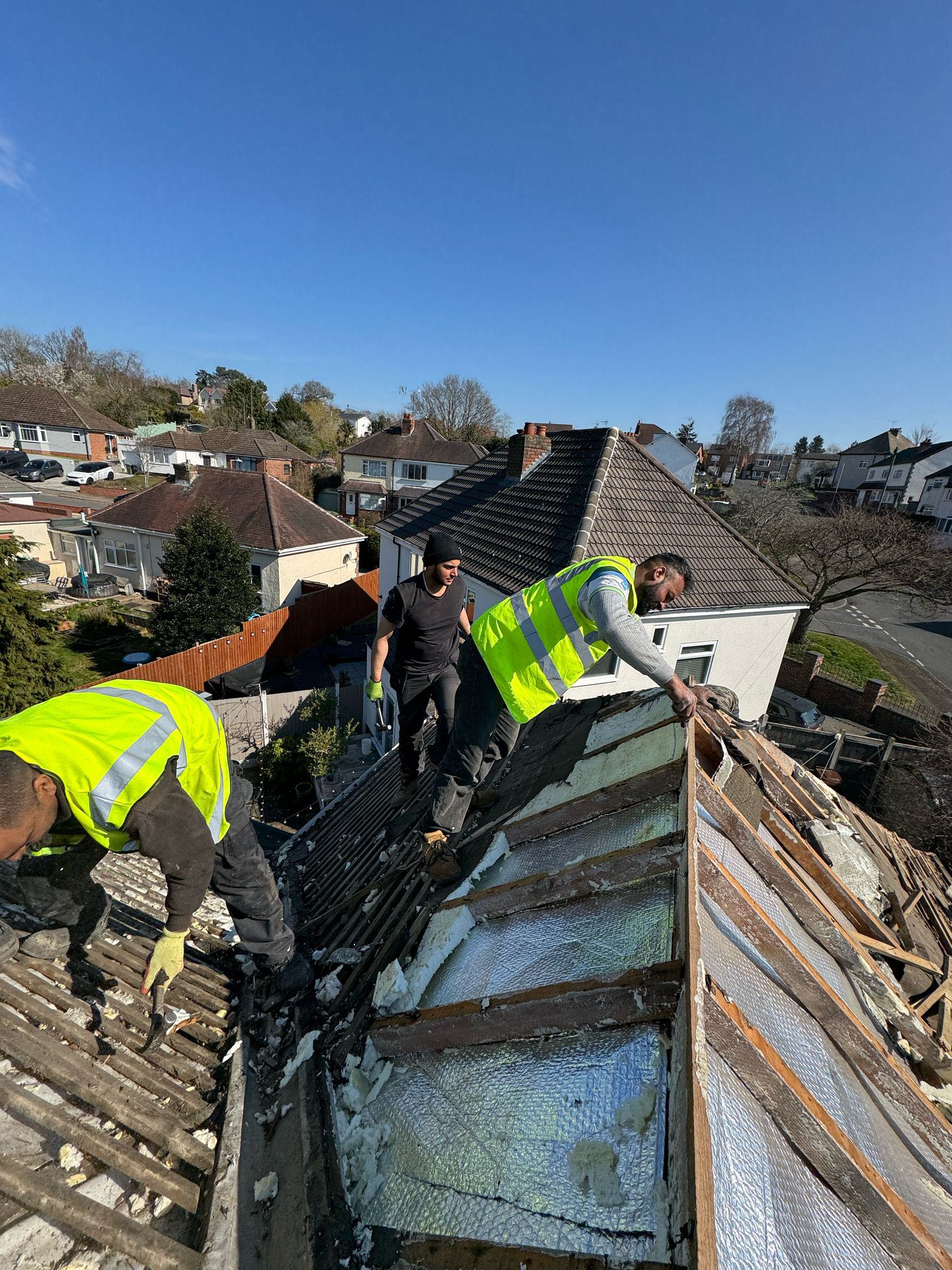 Storm damage repair in Battersea