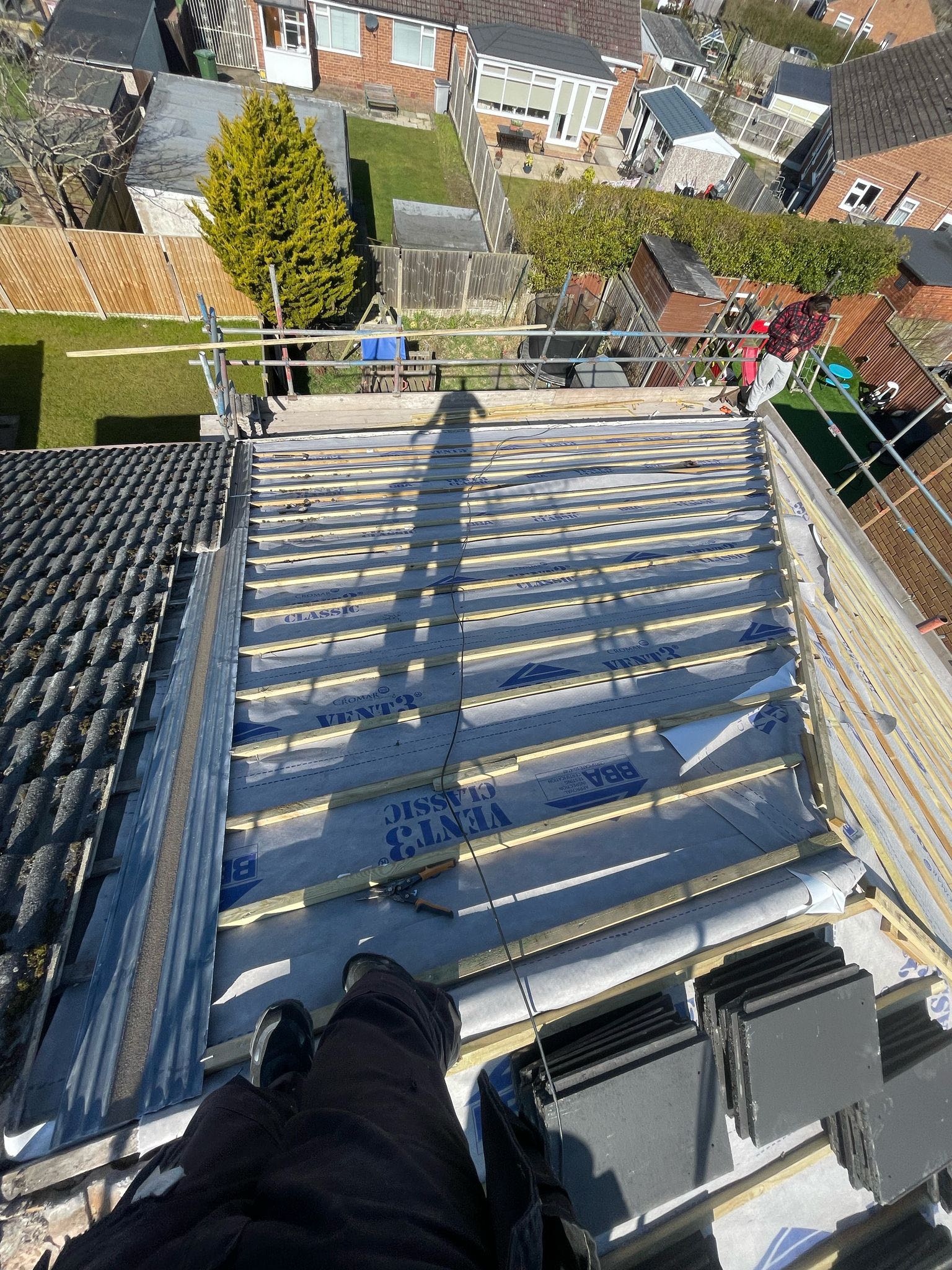 Flat roof replacement in Croydon