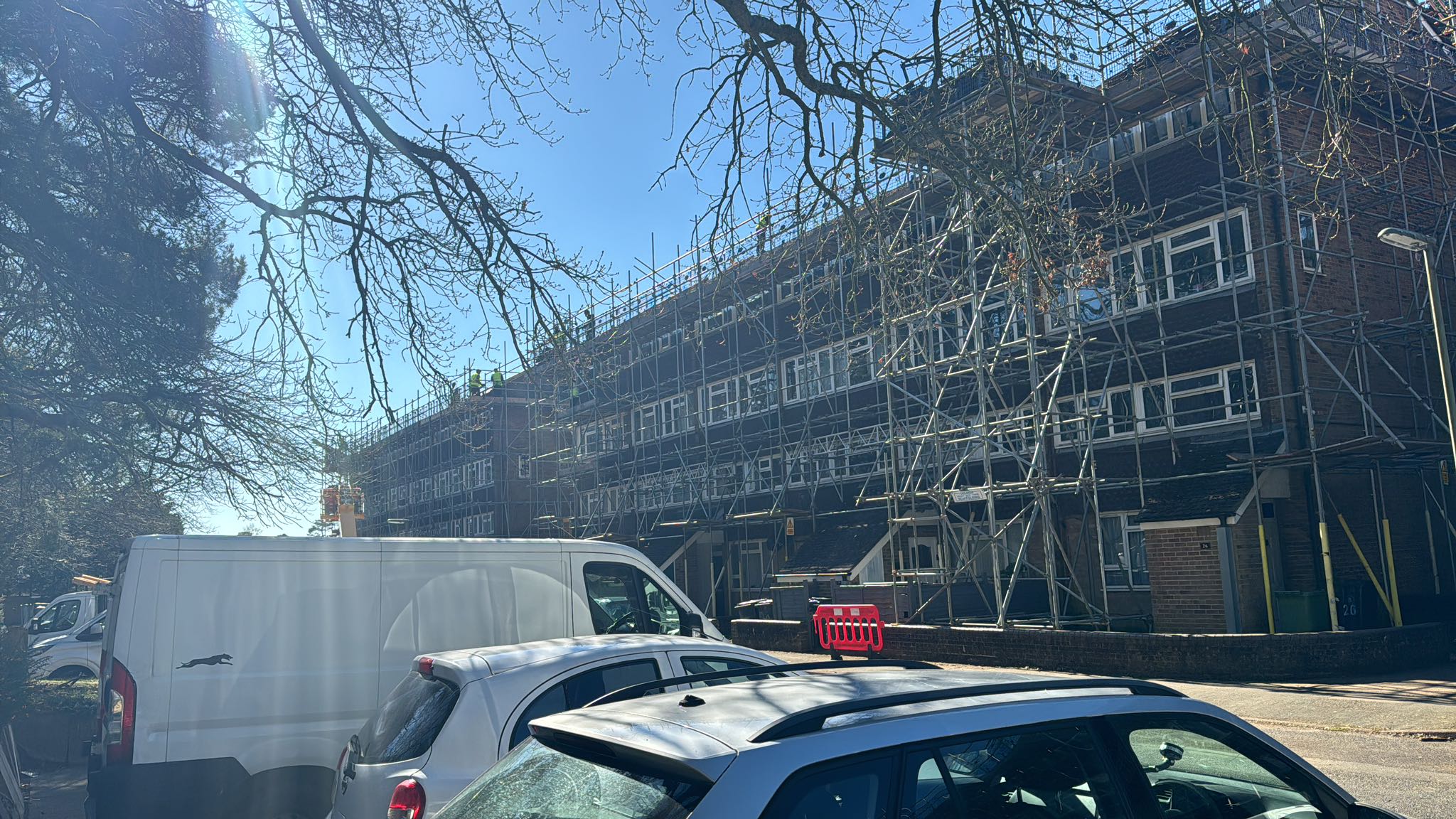 Lead flashing in Westminster