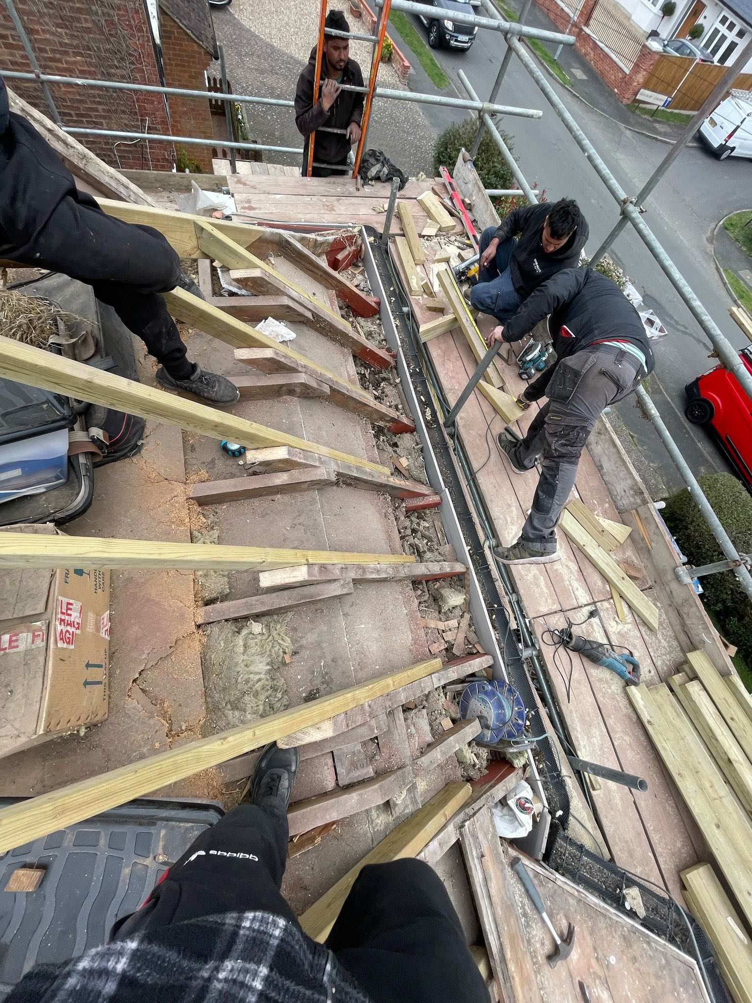 Moss removal in Wimbledon