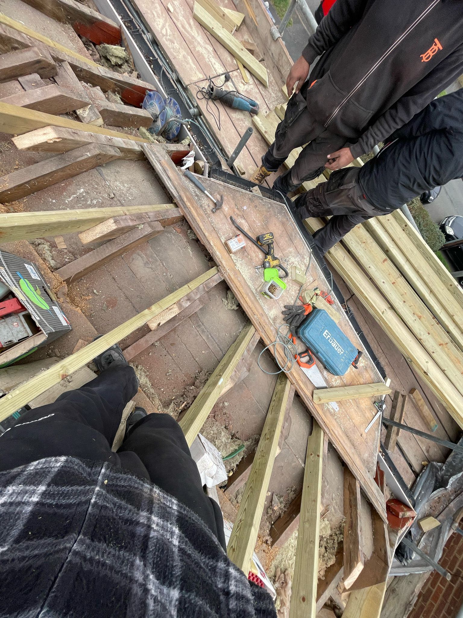 Slate roof restoration in Greenwich