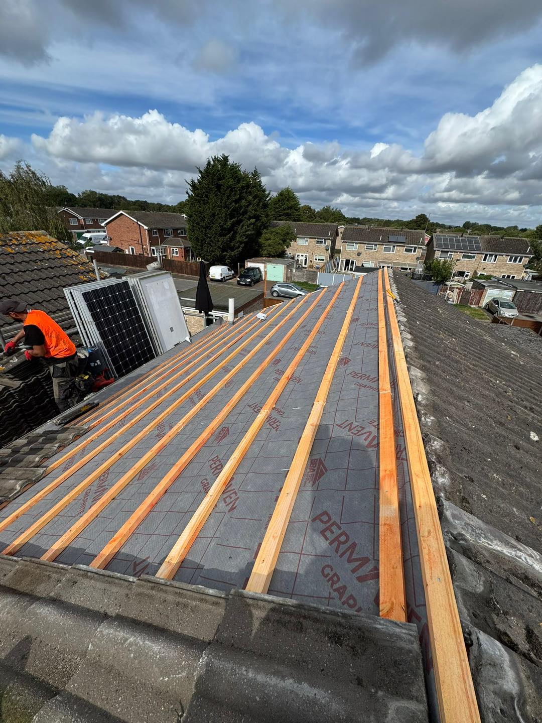 EPDM rubber roof in Stratford