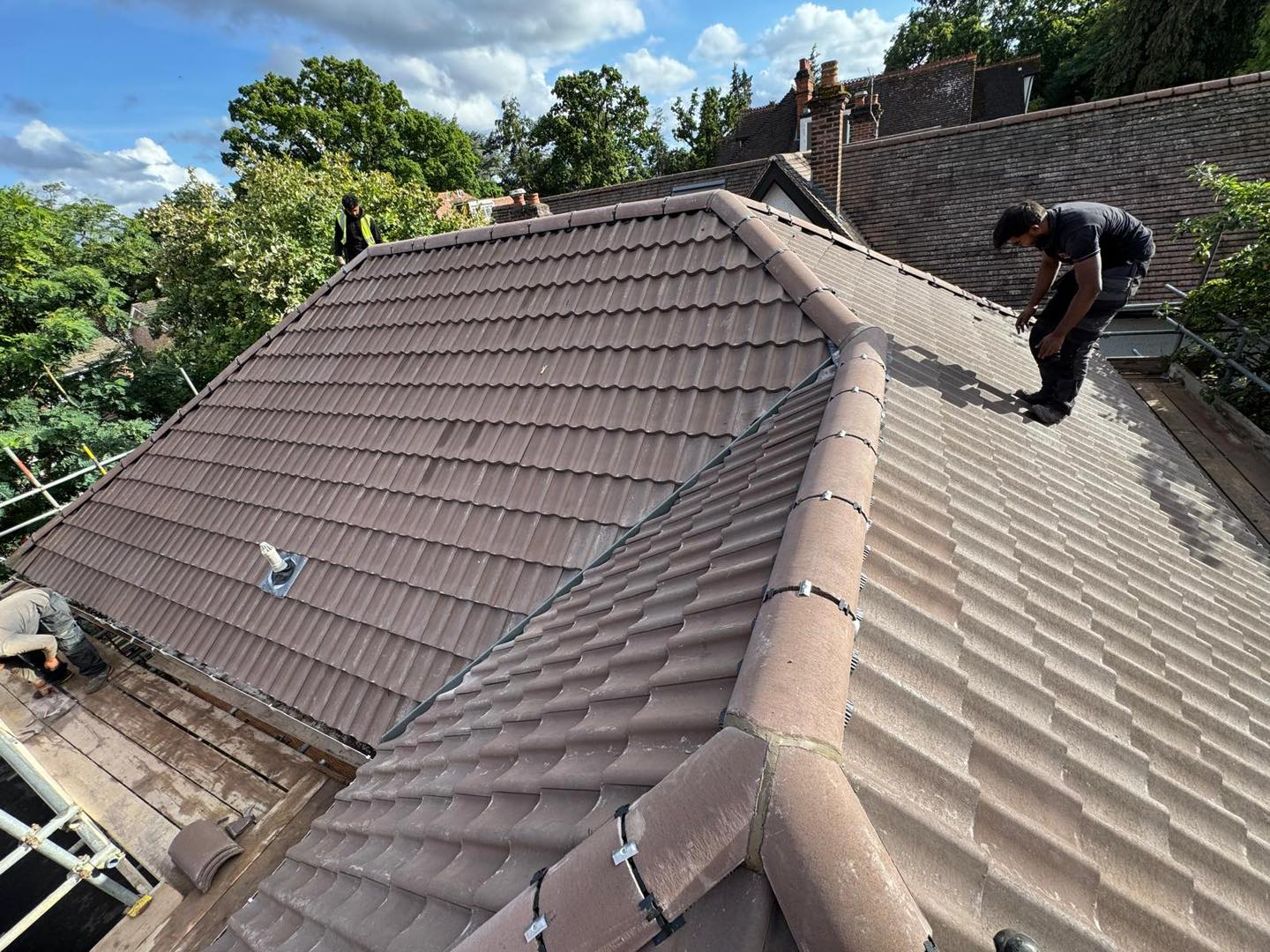 Commercial roof restoration in Canary Wharf