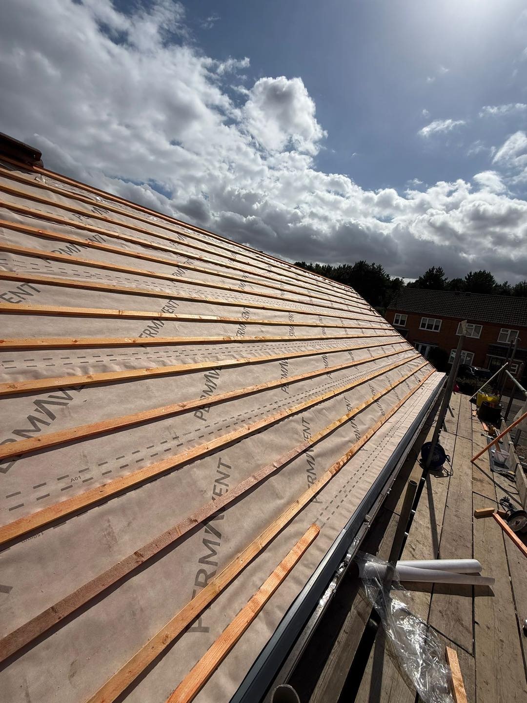 Commercial roof restoration in Canary Wharf