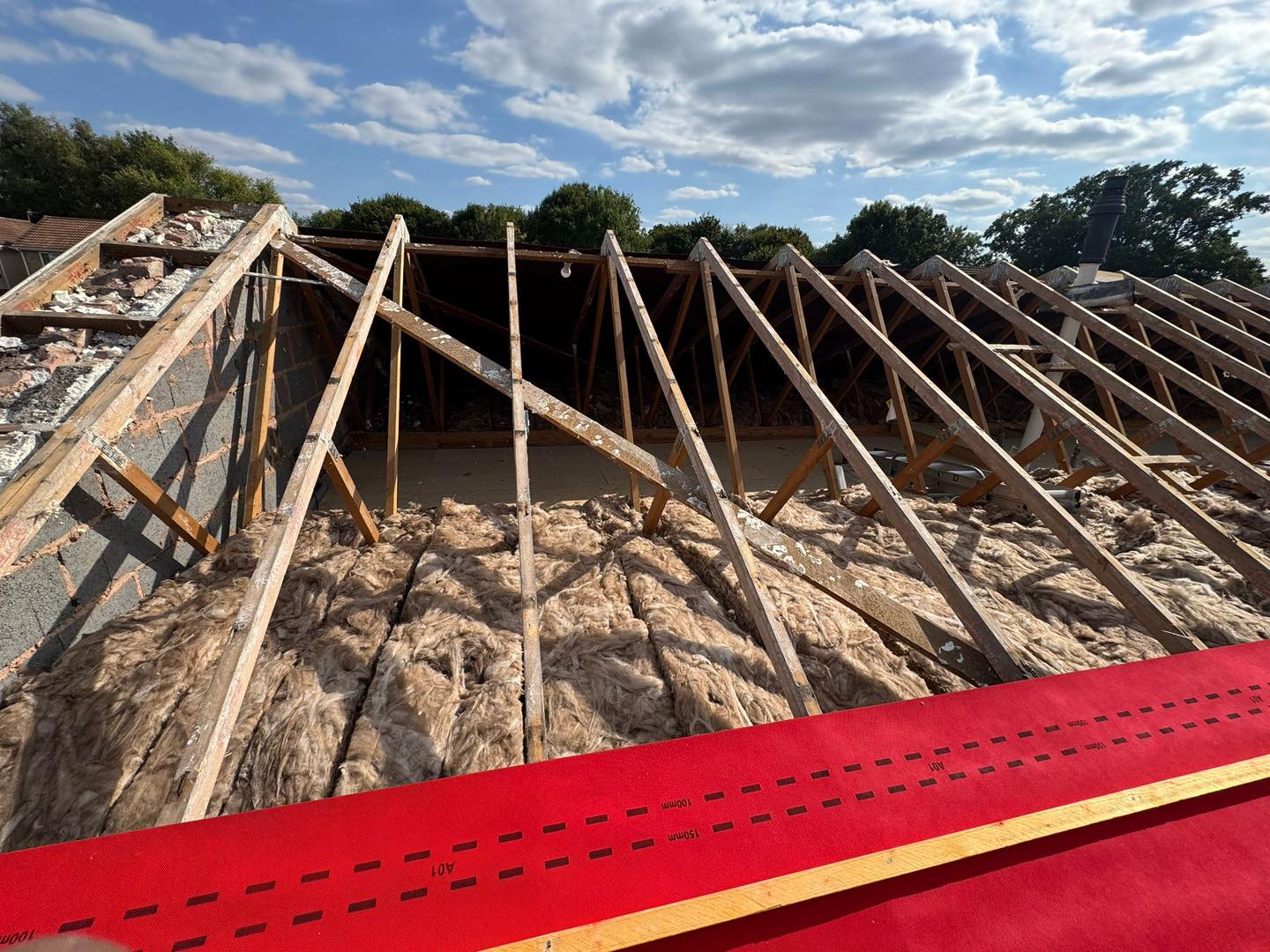 Professional roofers working on a property in London - KS Roof Master