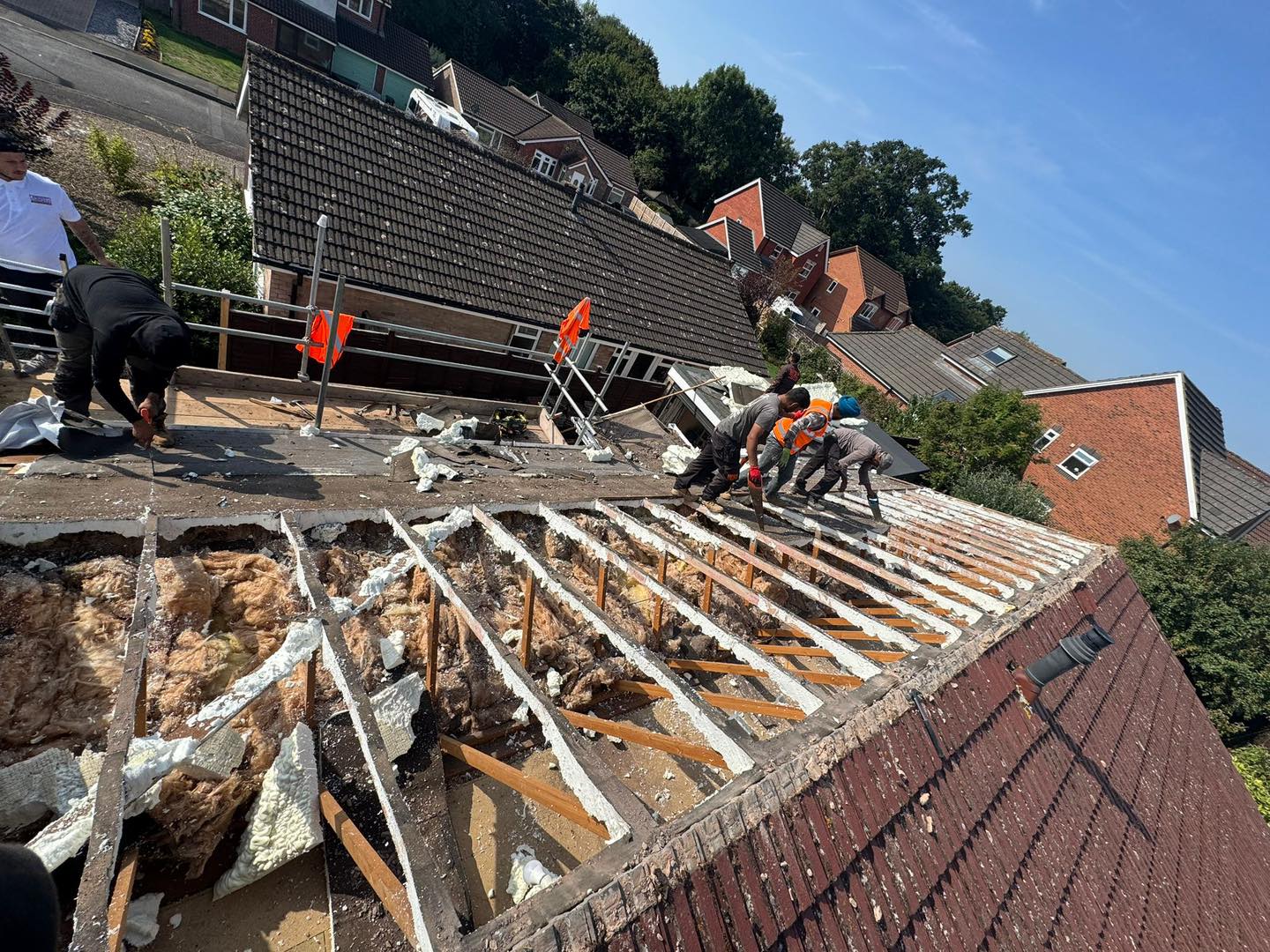 Lead flashing in Westminster