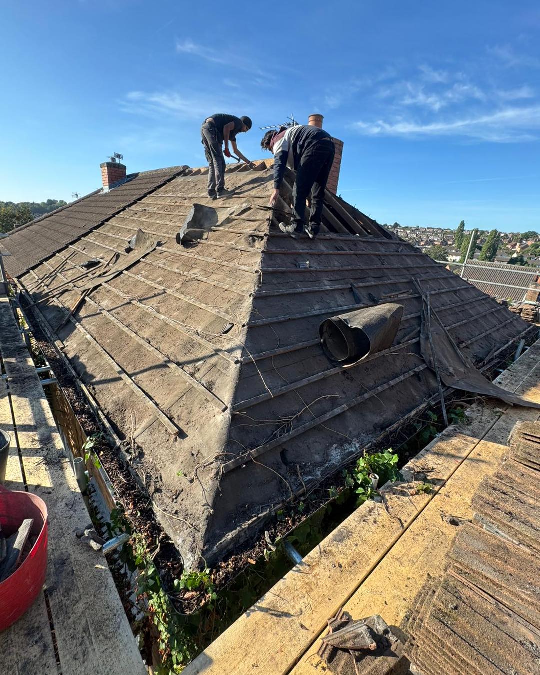 Storm damage repair in Battersea