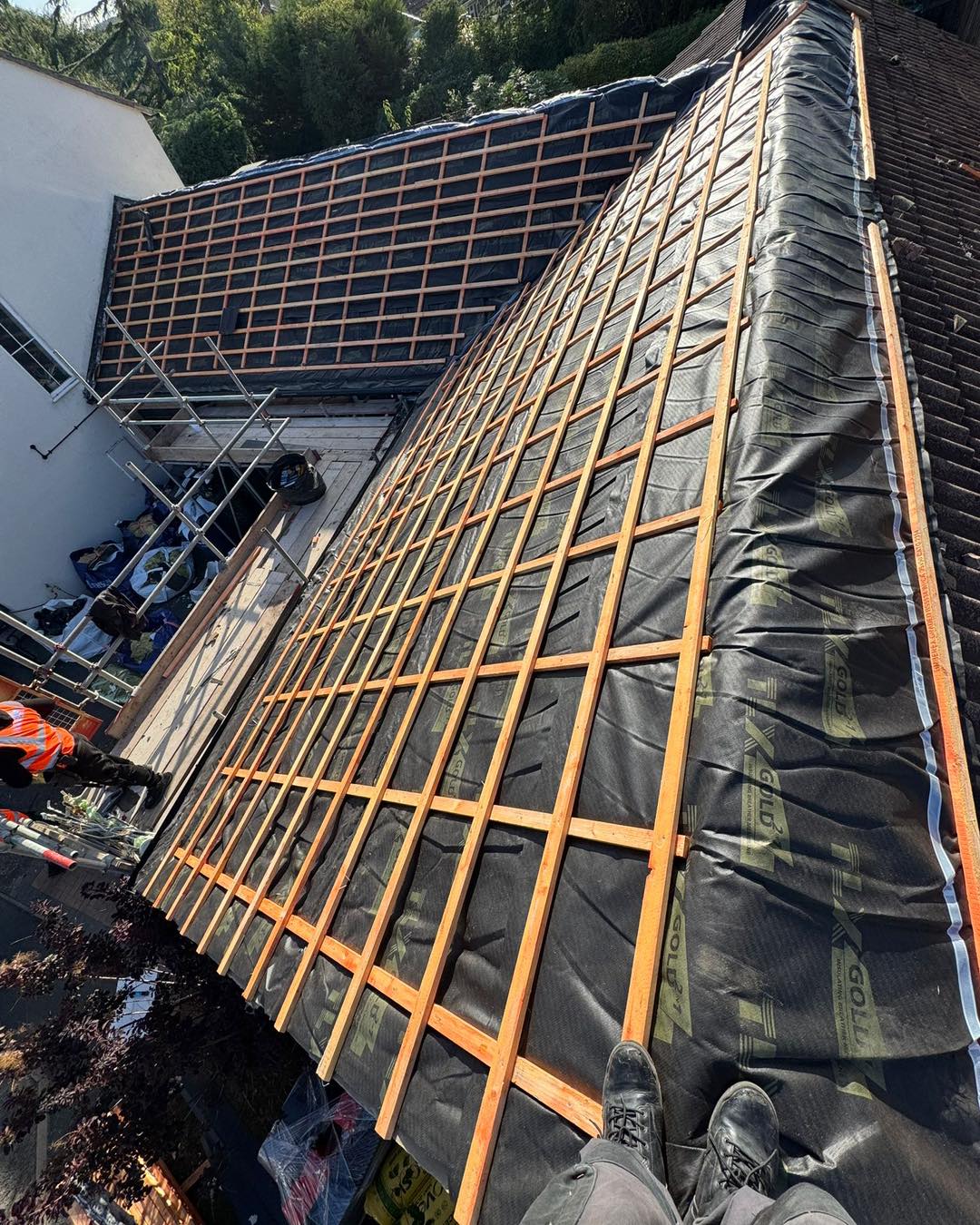 Lead flashing in Westminster