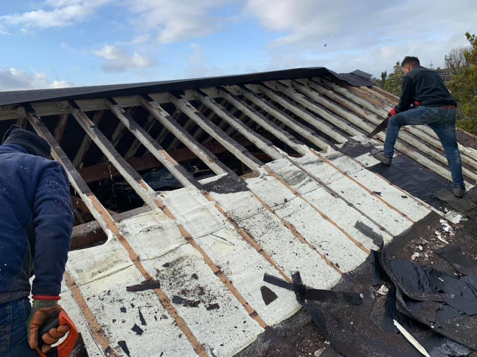 Slate roof restoration in Greenwich