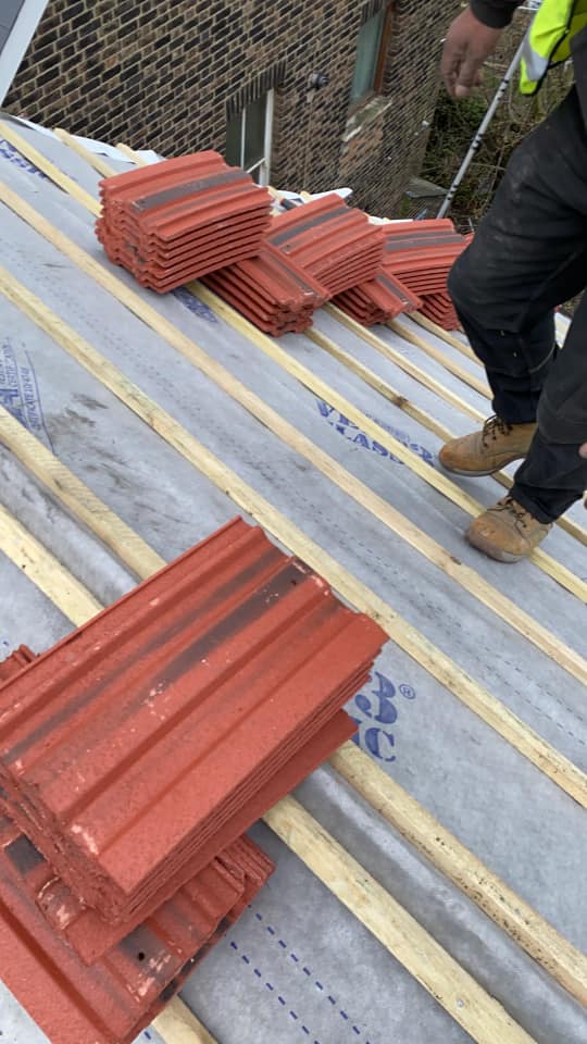 Slate roof restoration in Greenwich