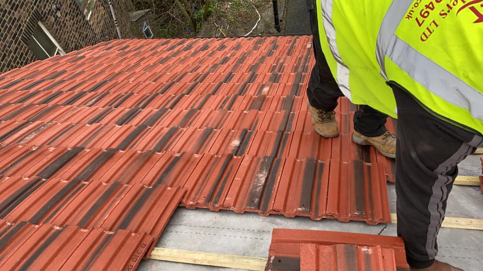 Slate roof restoration in Greenwich
