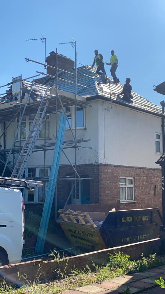 GRP fibreglass roof in Peckham