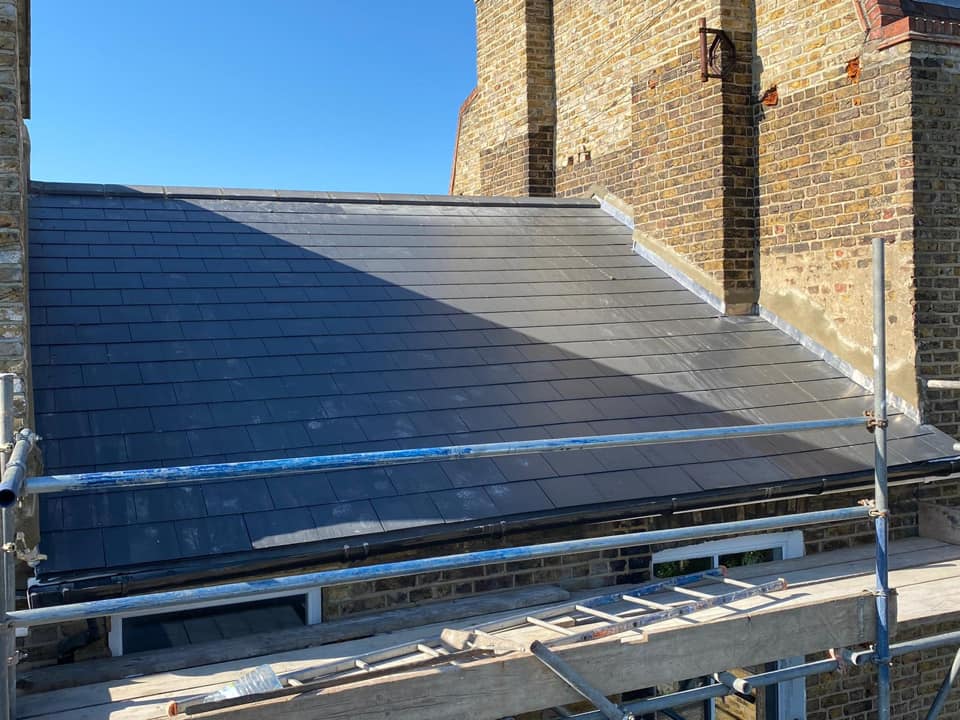 GRP fibreglass roof in Peckham