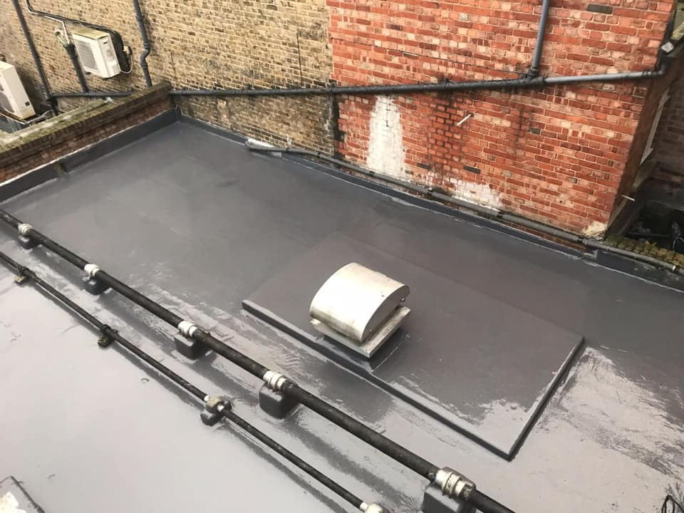 GRP fibreglass roof in Peckham