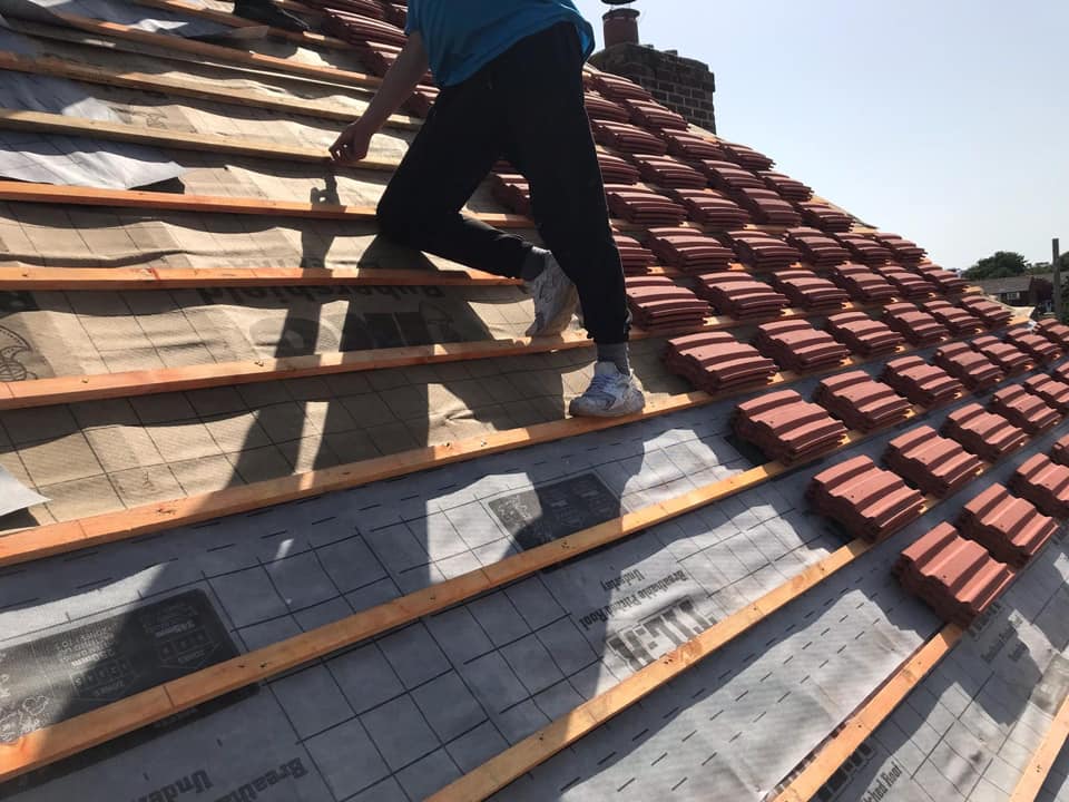 Slate roof restoration in Greenwich