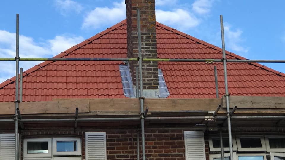 Lead flashing in Westminster