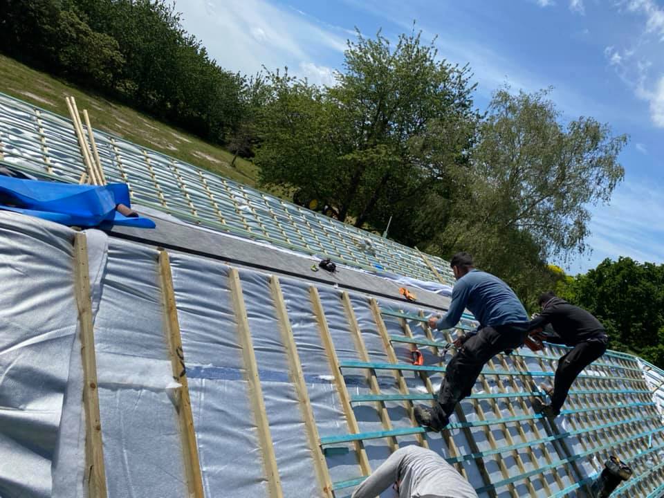 Storm damage repair in Battersea