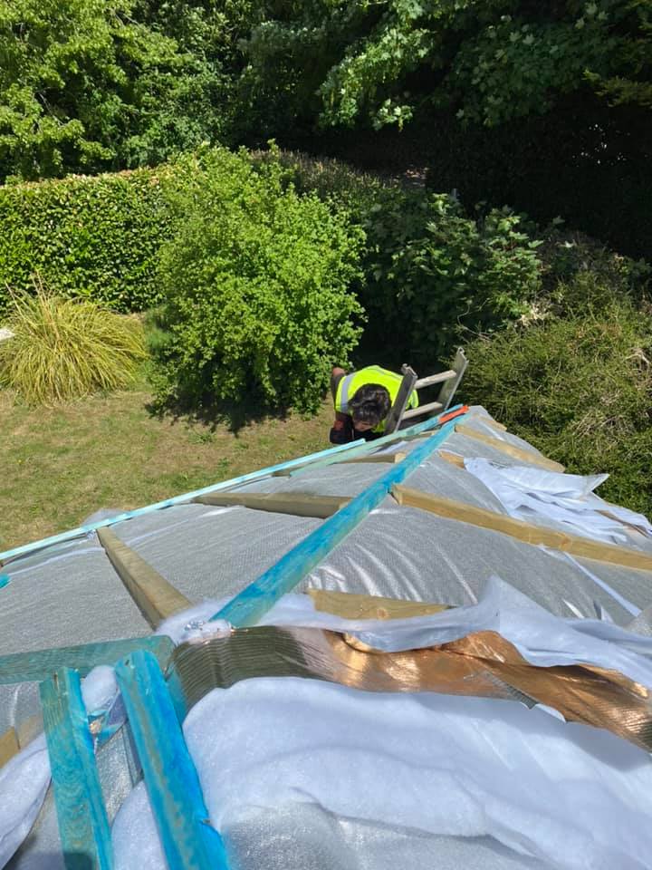 Commercial roof restoration in Canary Wharf