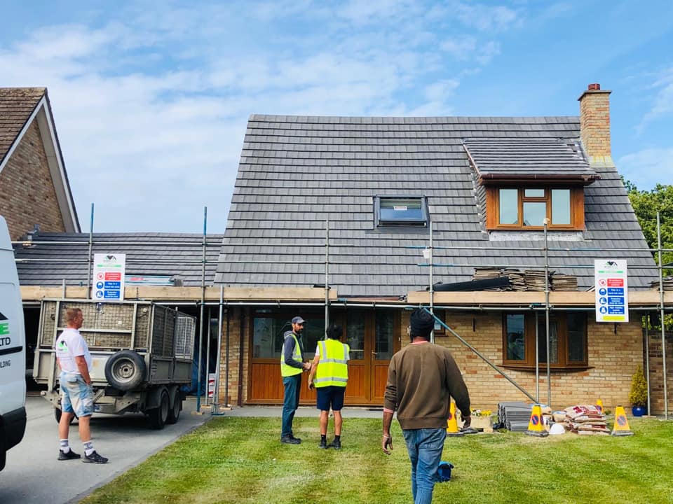 GRP fibreglass roof in Peckham