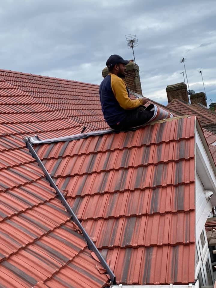 Slate roof restoration in Greenwich