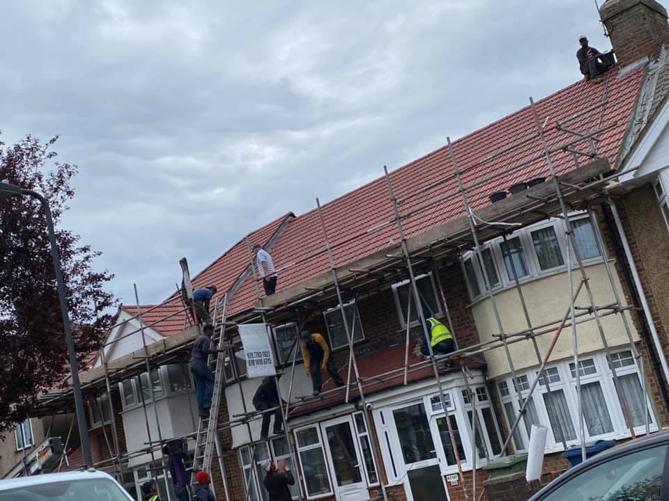 Storm damage repair in Battersea