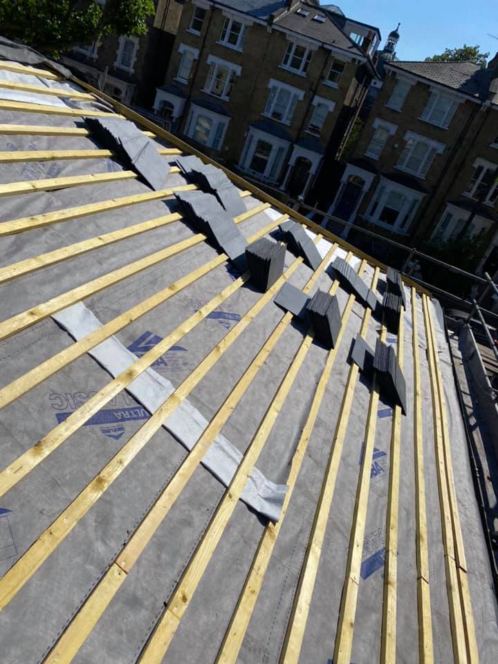Lead flashing in Westminster