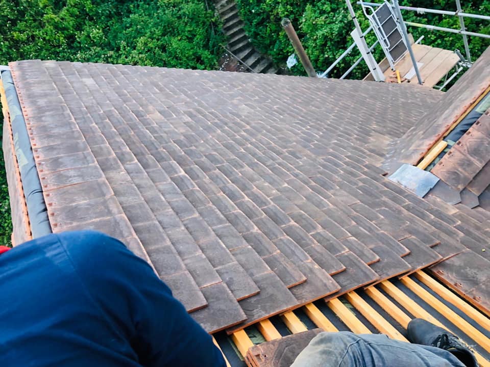 Lead flashing in Westminster