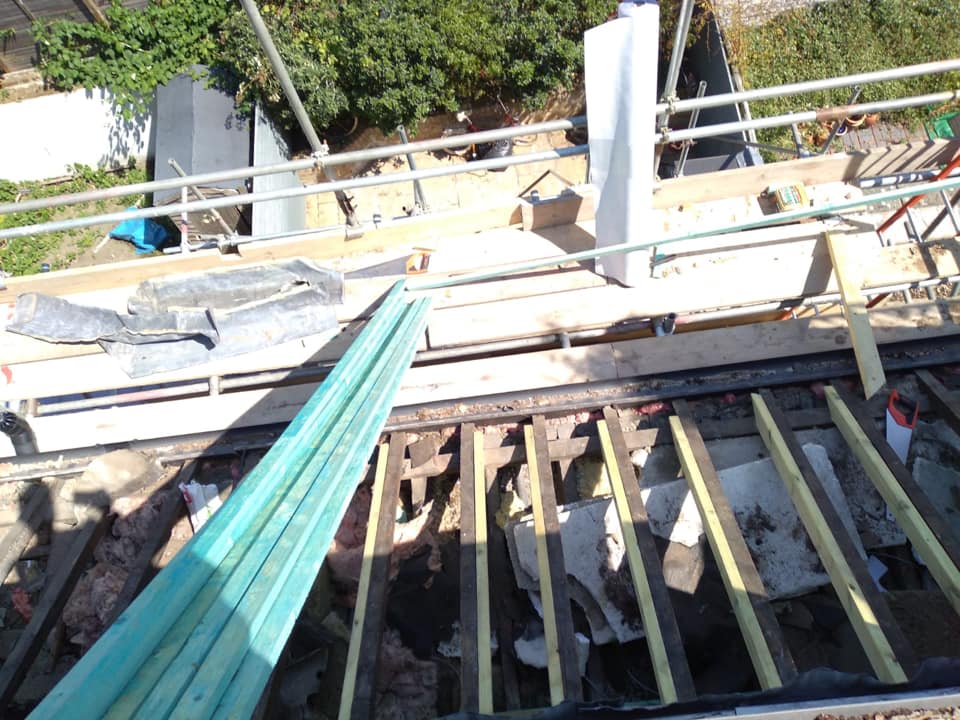 Lead flashing in Westminster