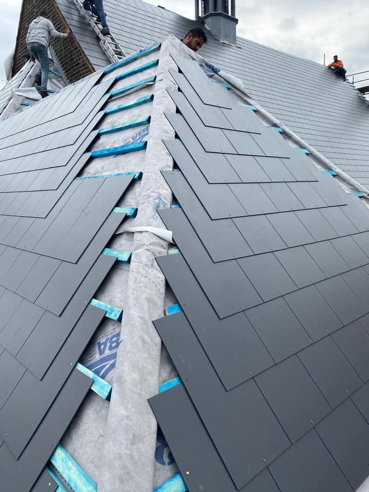 Lead flashing in Westminster