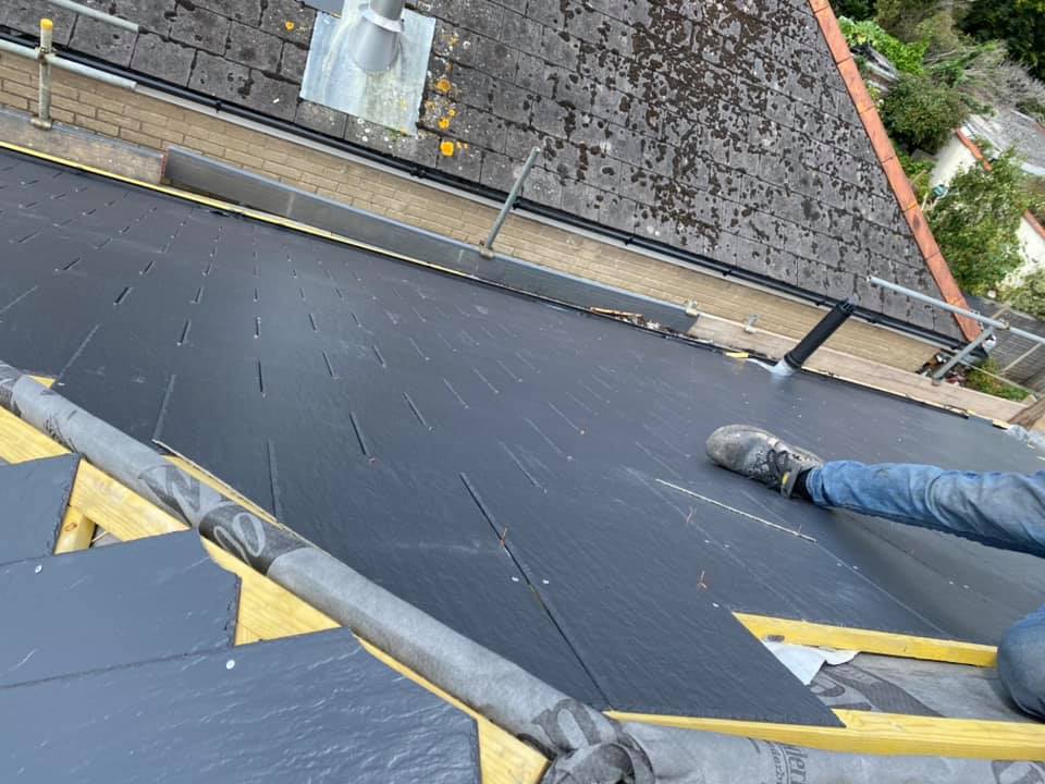 GRP fibreglass roof in Peckham