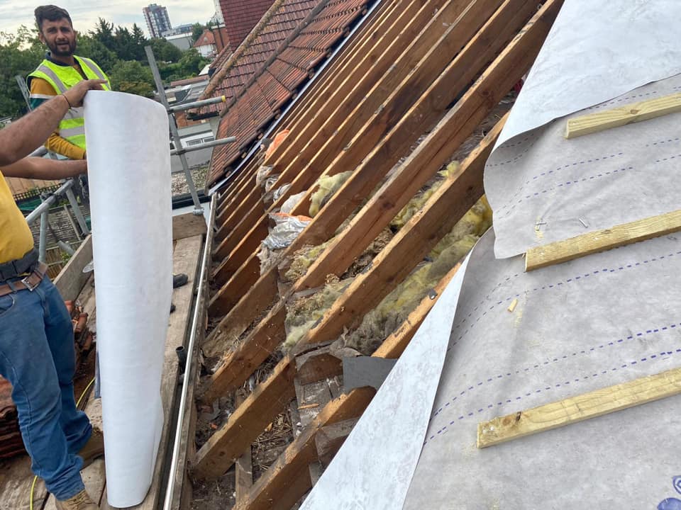 Roof repair completed in Bermondsey, South London