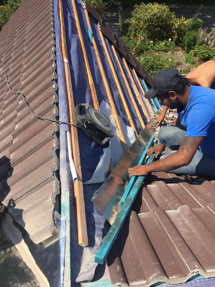Slate roof restoration in Greenwich
