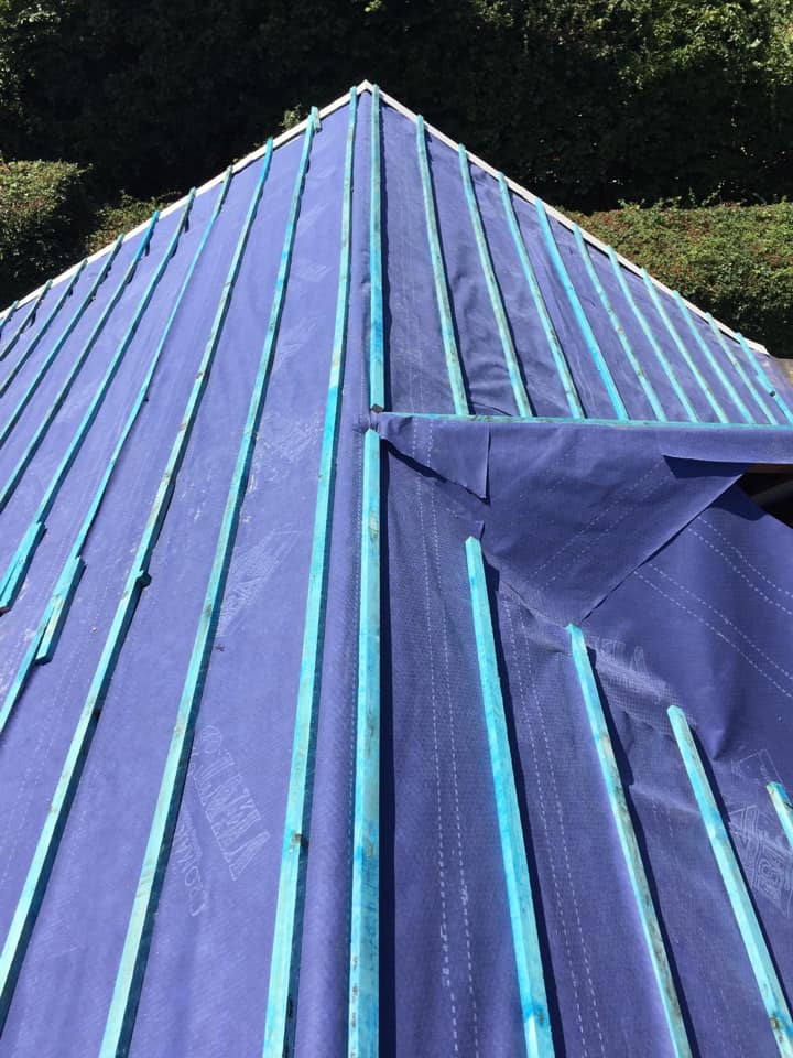 Zinc roofing in Shoreditch