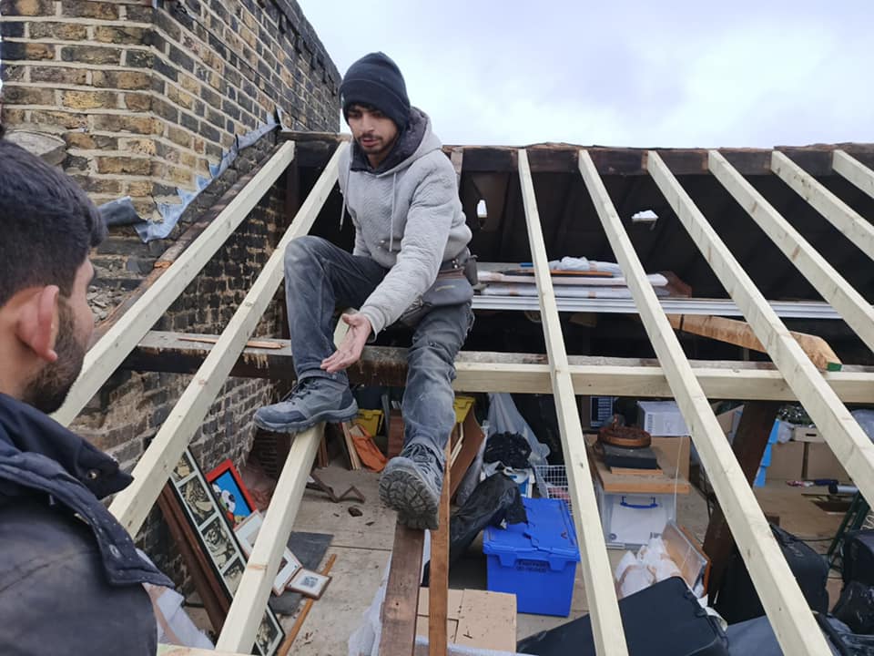 Commercial roof restoration in Canary Wharf